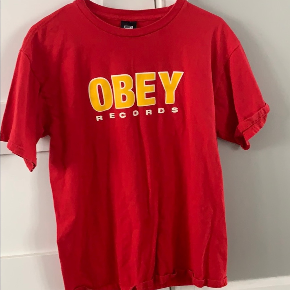 Obey short sleeve shirt